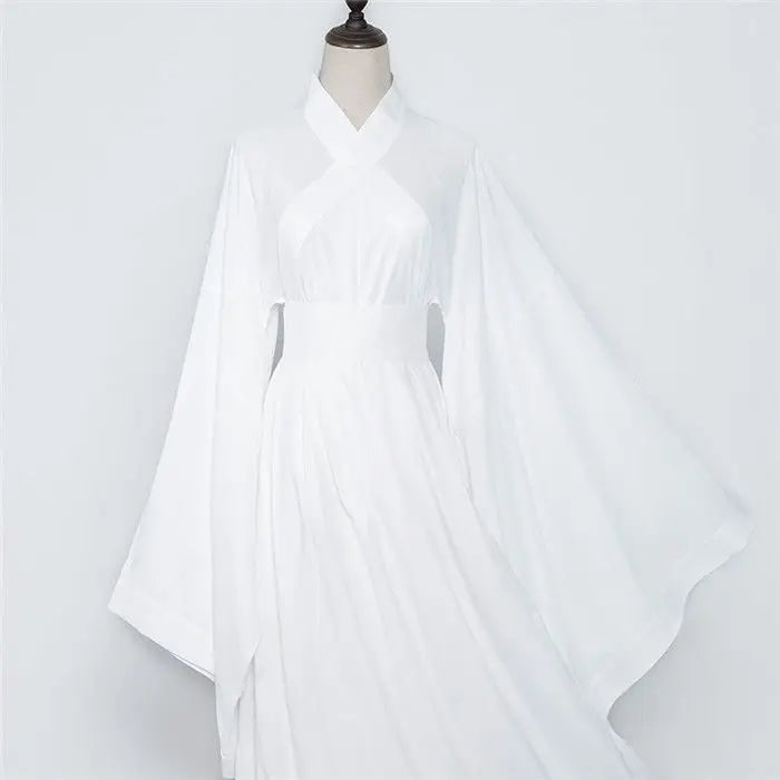 Women Men White Black Tops Skirt Suit Underwear Ancient Home Pants Sleeping Clothes Chinese Traditional Clothing Hanfu