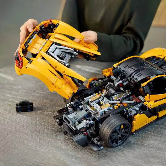 2025Hot3893Pcs Technical  P1 Super Racing Car Building Blocks Model Super Sports Cars Bricks Toys for Boys Gifts