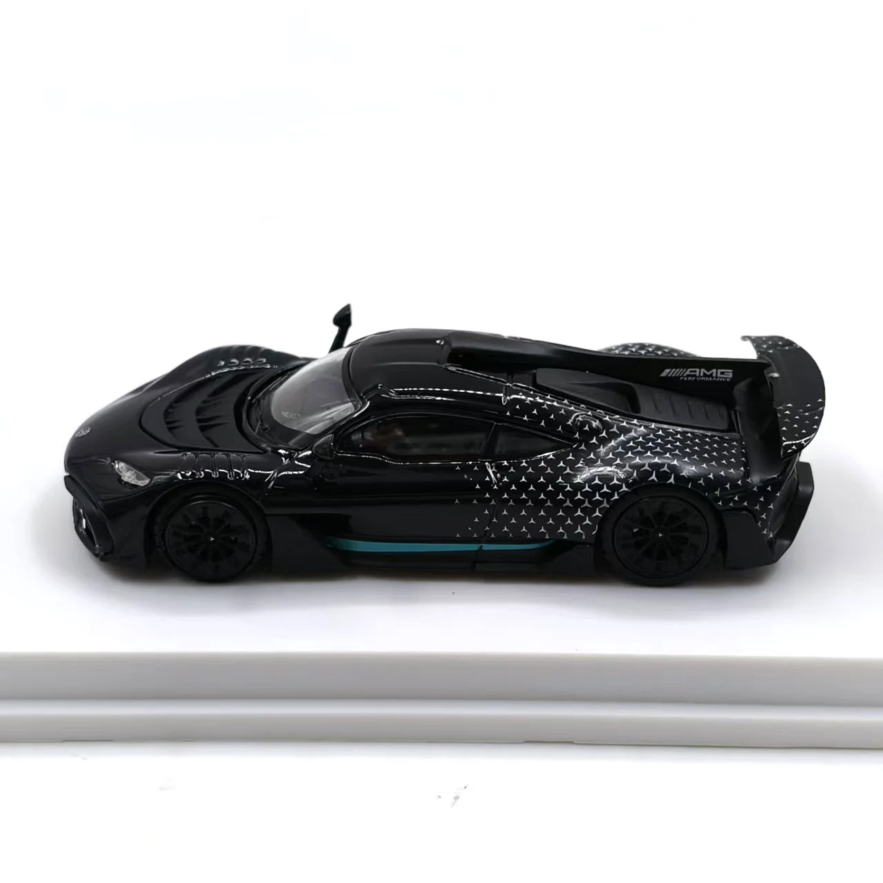 1:64 ONE Black supercar simulation alloy car model ornament road racing car