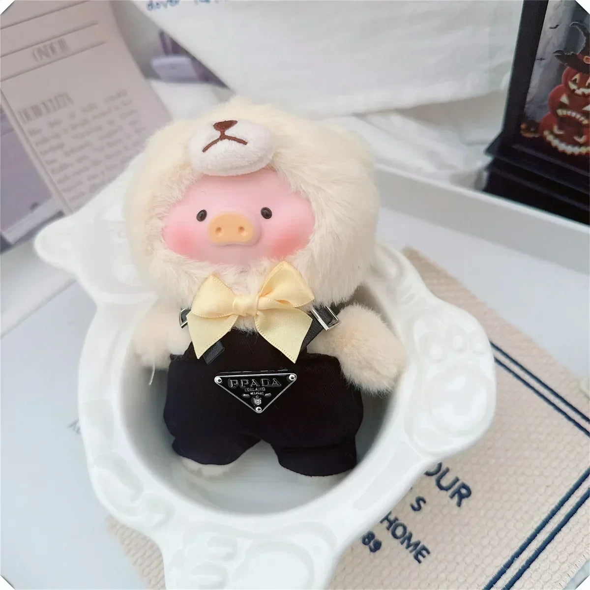 For 17cm Labubus Mini Doll Clothes Outfit Hat Clothes Shoes Labubu II Doll Accessories Cultivate Sitting Party Game Toys - Belvar