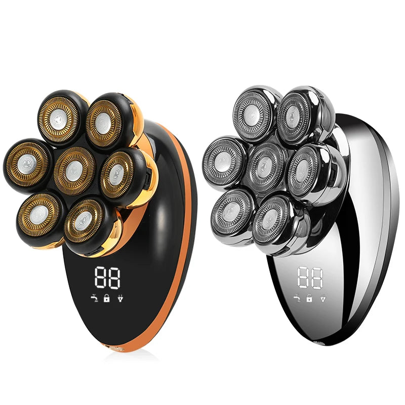 2025 7-Head Electric Shaver USB Dharging Stainless Steel Blades Men's Quick Shaving Beard Trimmer Hair Trimmer As A Gift For Men