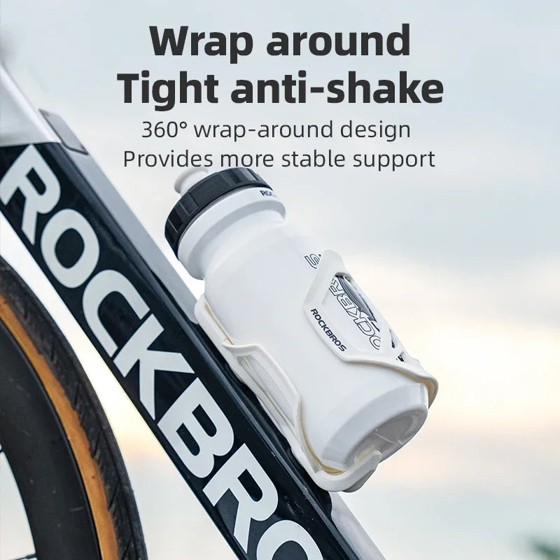 ROCKBROS Water Bottle Cage MTB Mountain Bike Bottle Holder Cycling Drink Cup Ultralight ABS+PC For Road Cycling Accessories