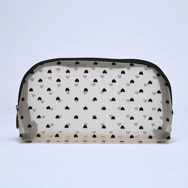 Women Lipstick Makeup Bags Small Large Mesh Transparent Cosmetic Bag Organizer for Cosmetics Storage Pencil Cases Neceser Pouch