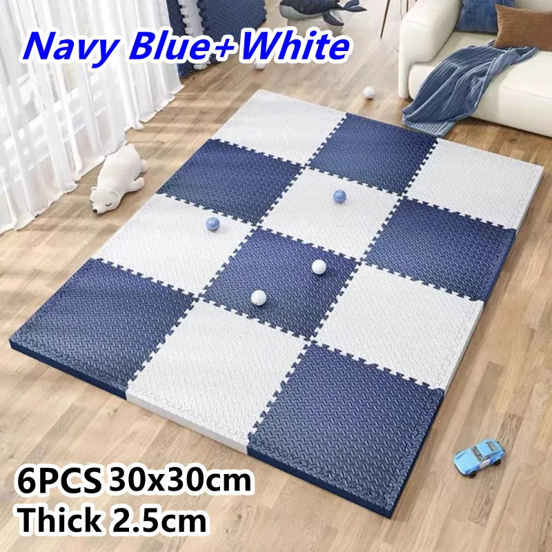 Tatame Gym for Babies Play Mat Activities Mat for Baby Mat 6PCS Game Mats Playroom Mat Play Mats Floor Noise Mat Puzzle Mat