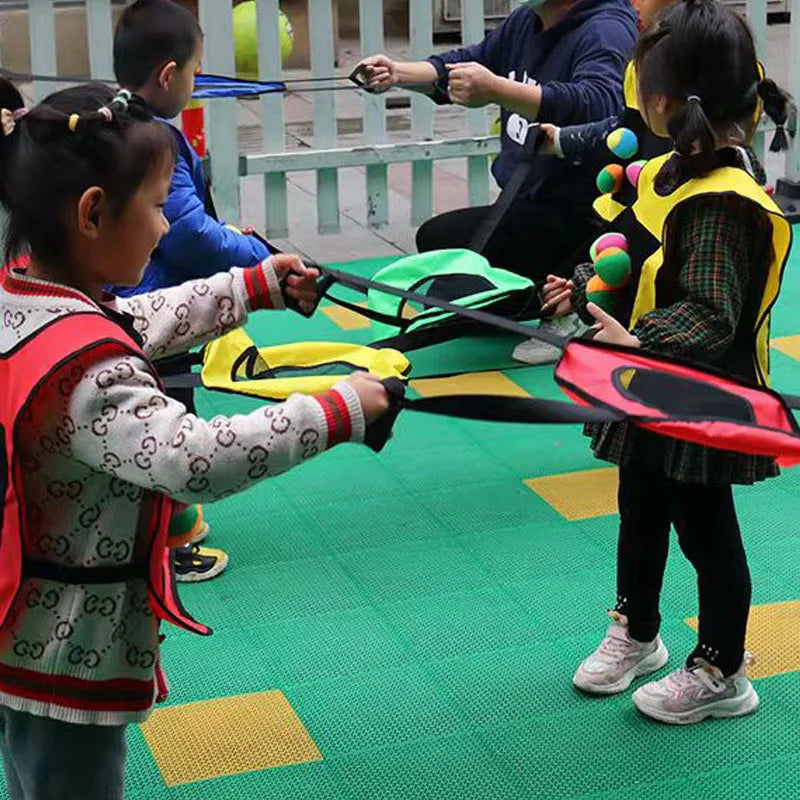 Toss And Catch Ball Game Two Player Interactive Fun Outdoor Games For Kids Sensory Integration Toys Juegos Exterior Para Fiestas
