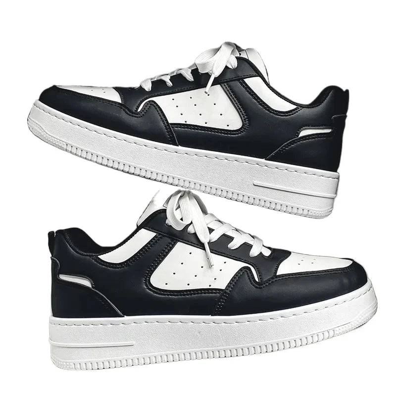 Men's Shoes Comfortable Classic Sports White Fashion Trend Simple and Versatile Casual Outdoor Breathable Walking Flat Shoes - Belvar