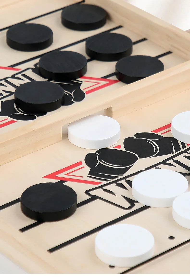 Table Hockey Paced Sling Board Puzzles Game Fast Winner Party Desktop Battle Chess Parent-child Interactive Toys For Children