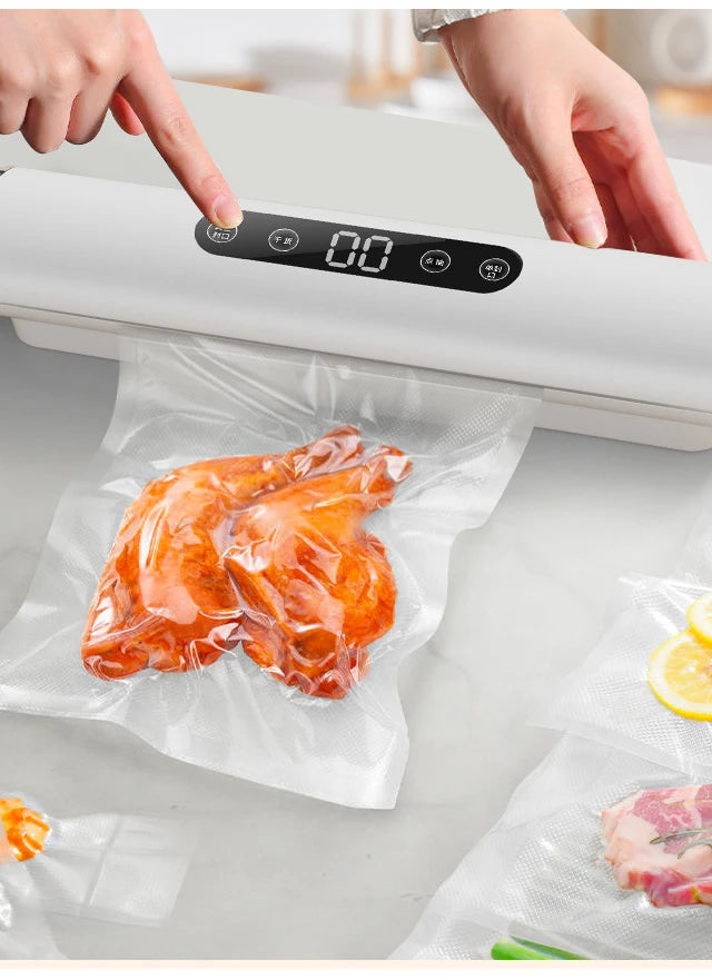 Professional  Vacuum Sealer for Food Vacuumor for Products Kitchen Sealing Machine Cuisine Packaging Plastic Bag Sealant