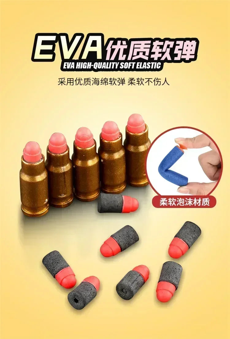 2025Newest Shell Ejecting  Airsoft Pistol Soft Bullet Toy Gun Weapon Children Armas Shoot Outdoor Game Boys gift