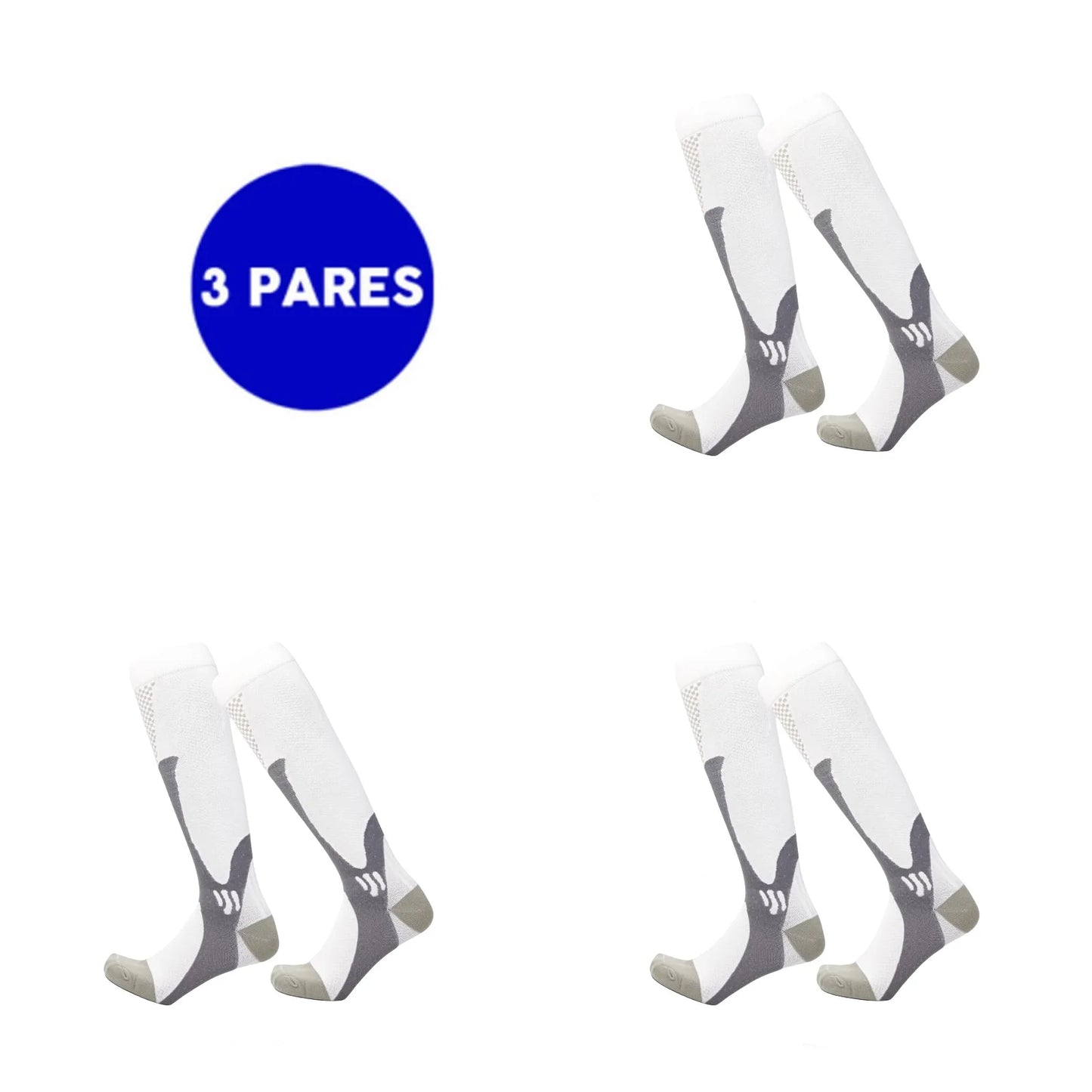 3 Kit Professional High Compression Stimulates Running Cycling Stimulates Racing Varicose Relief