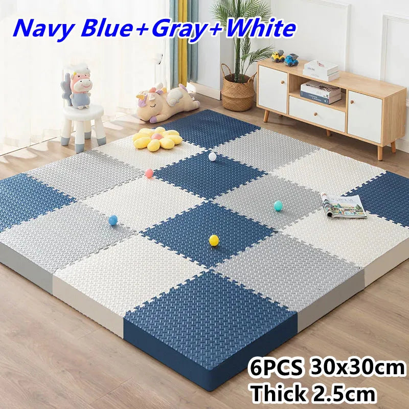 Tatame Gym for Babies Play Mat Activities Mat for Baby Mat 6PCS Game Mats Playroom Mat Play Mats Floor Noise Mat Puzzle Mat