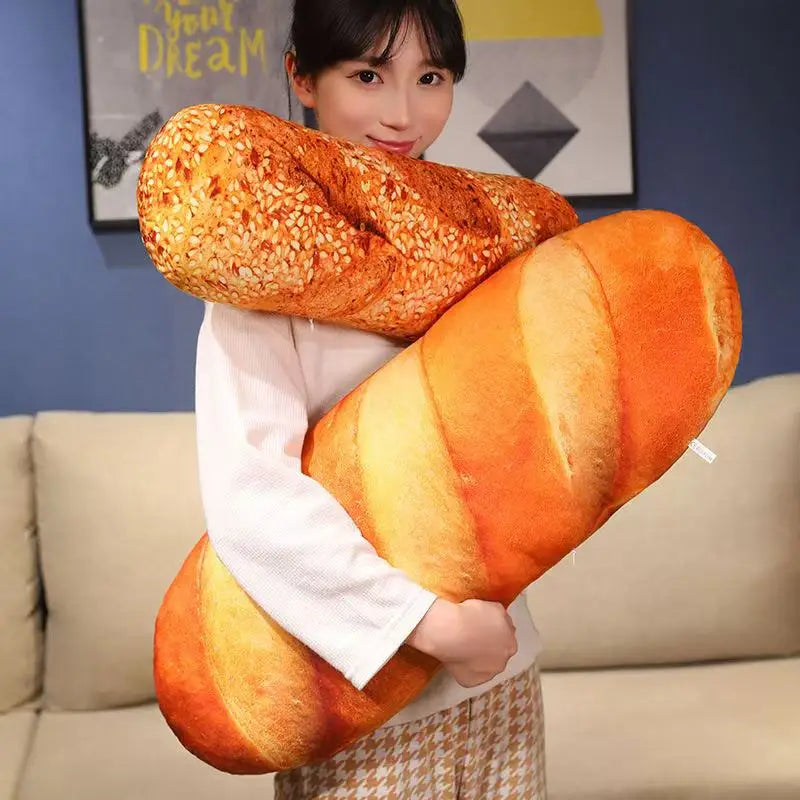 Simulation Bread Pillow Anime Plush Toy 50/70cm Cute Doll Stuffed Animal Soft Cushion Gift for Christmas Thanksgiving