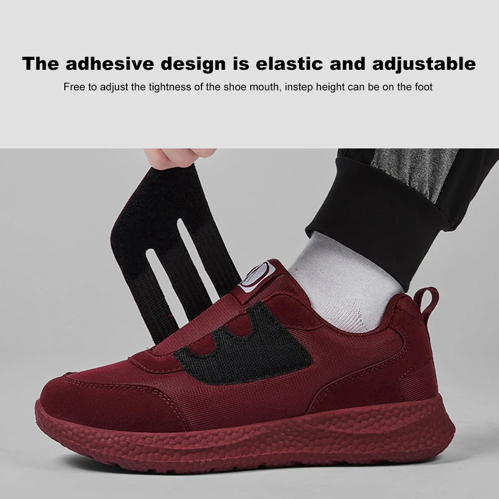 2025 Diabetic Shoes Slip-On Orthopedic Shoes Non-Slip Lightweight Edema Sneakers Hook and Loop Sneakers for Plantar Fasciitis