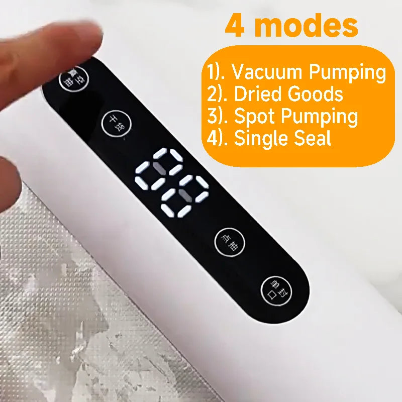 Professional  Vacuum Sealer for Food Vacuumor for Products Kitchen Sealing Machine Cuisine Packaging Plastic Bag Sealant