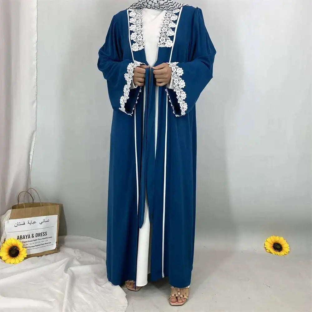 2025 Luxury Dubai Abaya Dress for Muslim Women Ramadan Eid Nida Arabia Holiday dress Jalabiya Clothing Islamic Modest Long Robe
