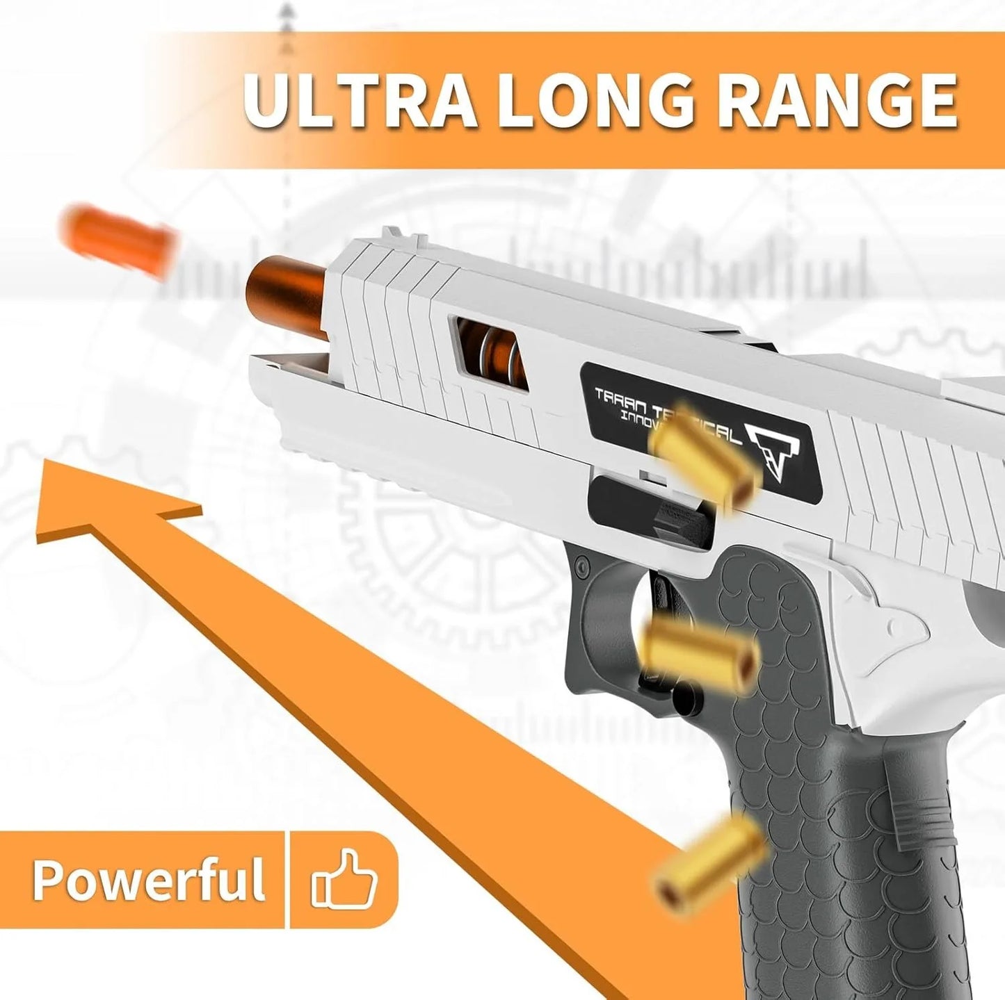 2011 Pistol Automatic Continuous Firing Decompression Gun  Shell Ejection Empty Hanging Desert Eagle Toy Gun Boys Gift