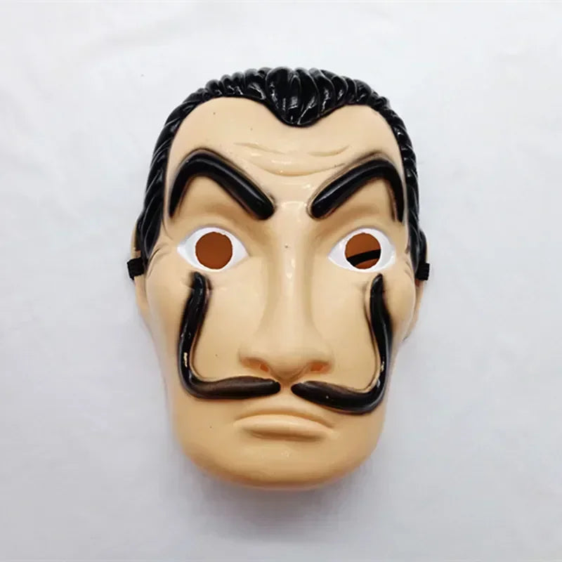 2025halloween Anime Salvador Dali Cosplay Kostuum Halloween Rode Jumpsuit Carnaval Party Cos Kostuum Kostuum Pak Voor Kind
