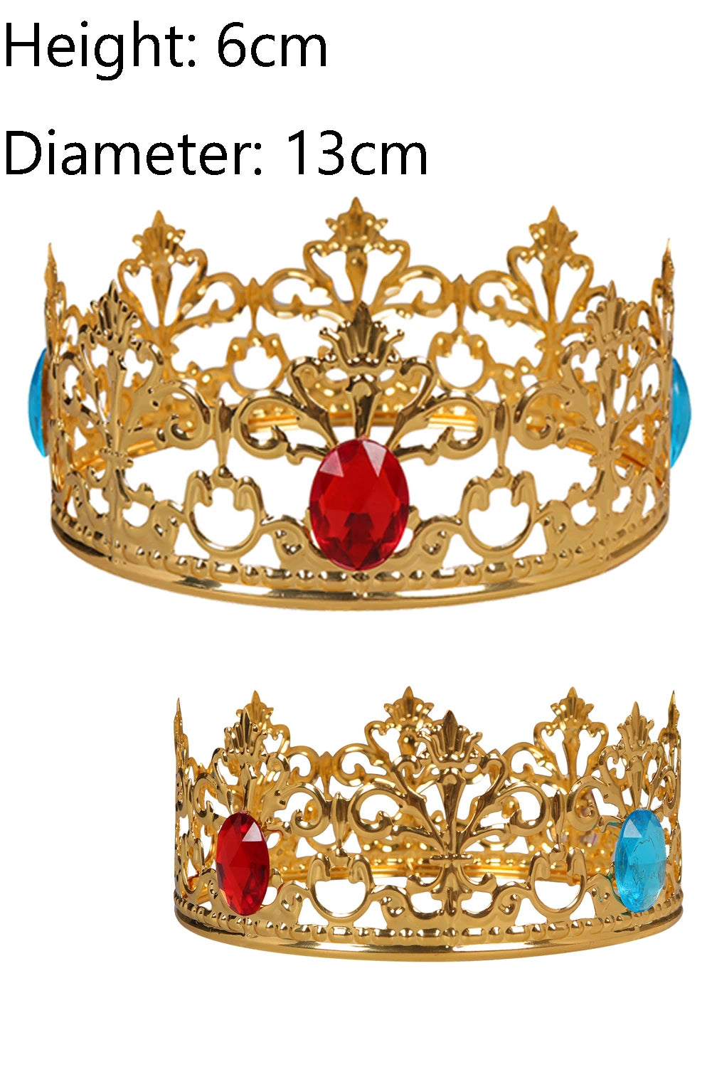 Princess Cos Peach Cosplay Fantasia Costume Crown Accessory Disguise for Women Girls Adult Halloween Carnival Party Prop