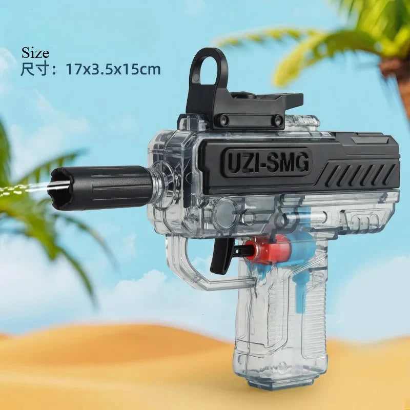 Summer Water Gun Non Electric Pistol High-pressure Full Automatic Shooting Water Beach Toy Gun for Kid Adult Interesting Game