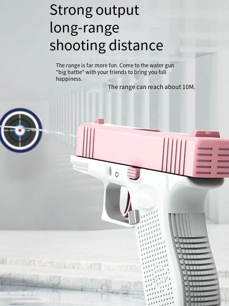 Summer Water Gun non Electric Pistol High-pressure Full Automatic Shooting Water Beach Toy Gun For kid Children Boys Girls Adult