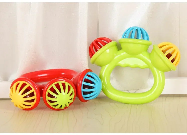 1/4PCS Newborn Hand Rattle Ball Baby Toys Grasping Hand Bell Sensory Toys Kids Safety Materials Toys for Baby Children Best Gift
