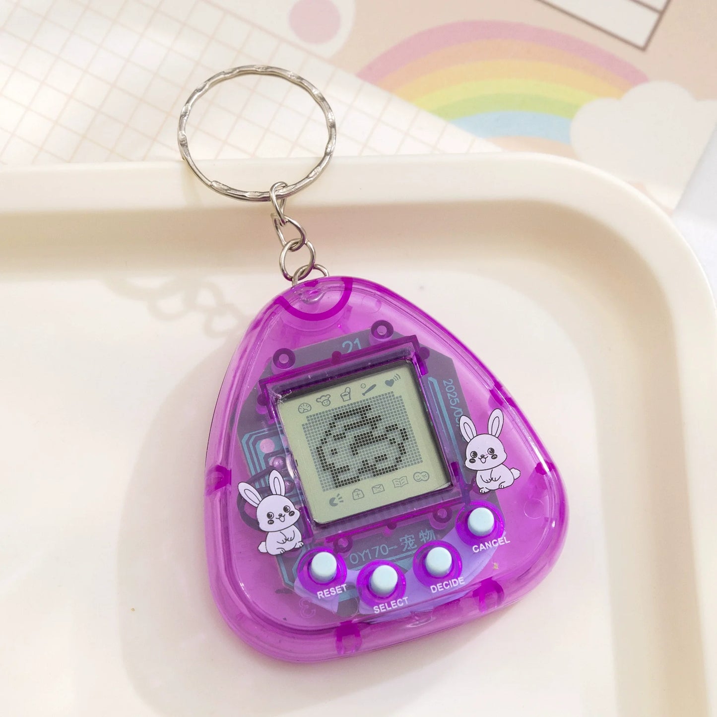 1PC Transparent Electronic Pets Nostalgic 168 Pets In One Virtual Cyber Digital Nostalgic Funny Toys Pixel Funny Play