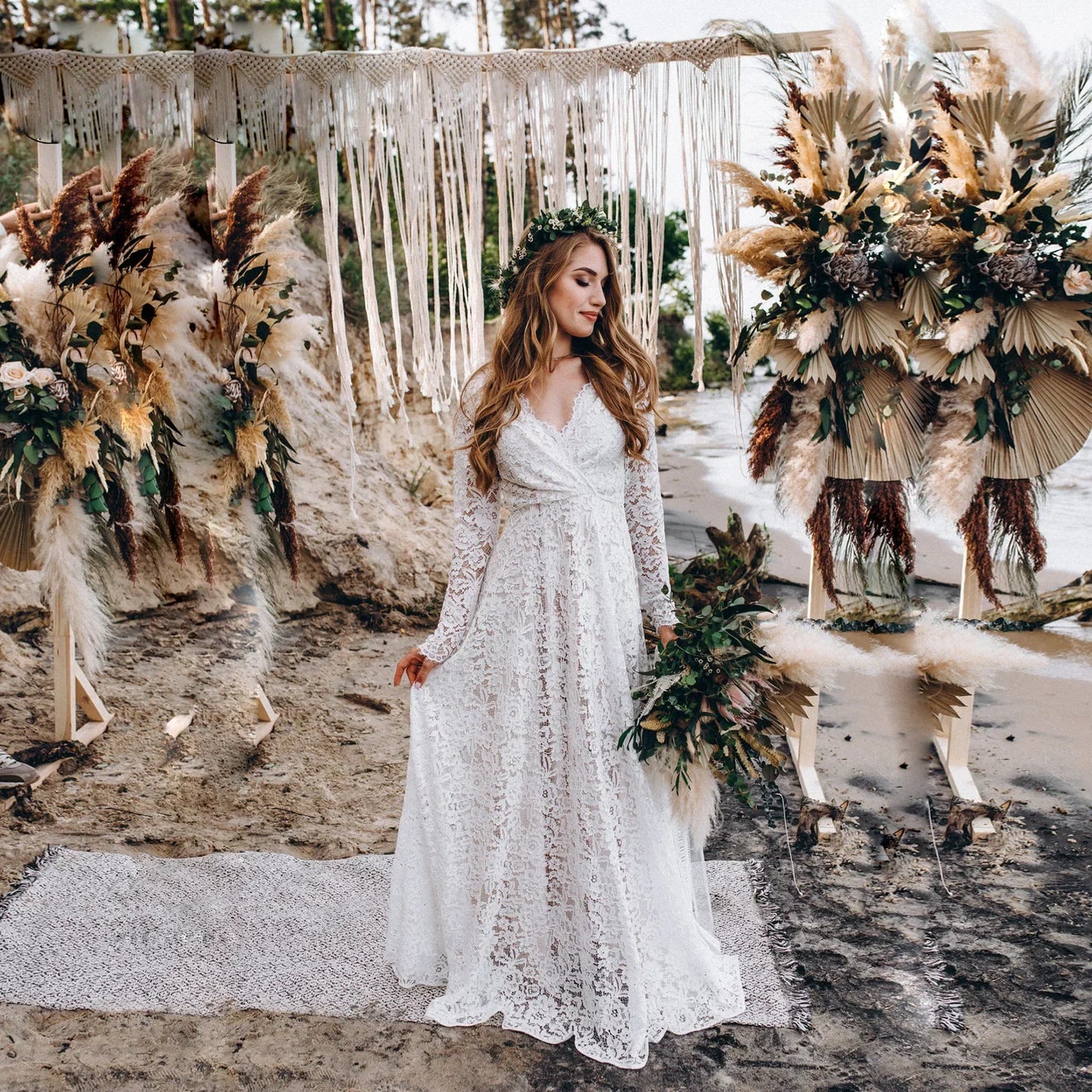 Pregnant Woman Evening Dress for Baby Shower Outfit Maternity Shooting Dresses Photography Elegant Ladies White Lace Maxi Robe