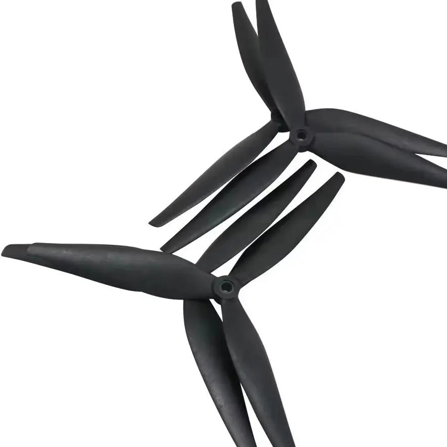 2pcs  10X5X3 9X5X3 10X4.5X3 1050 1045 9050 10inch 9inch 3 blades Black Carbon Reinforced Nylon Propeller for Rc FPV Drone