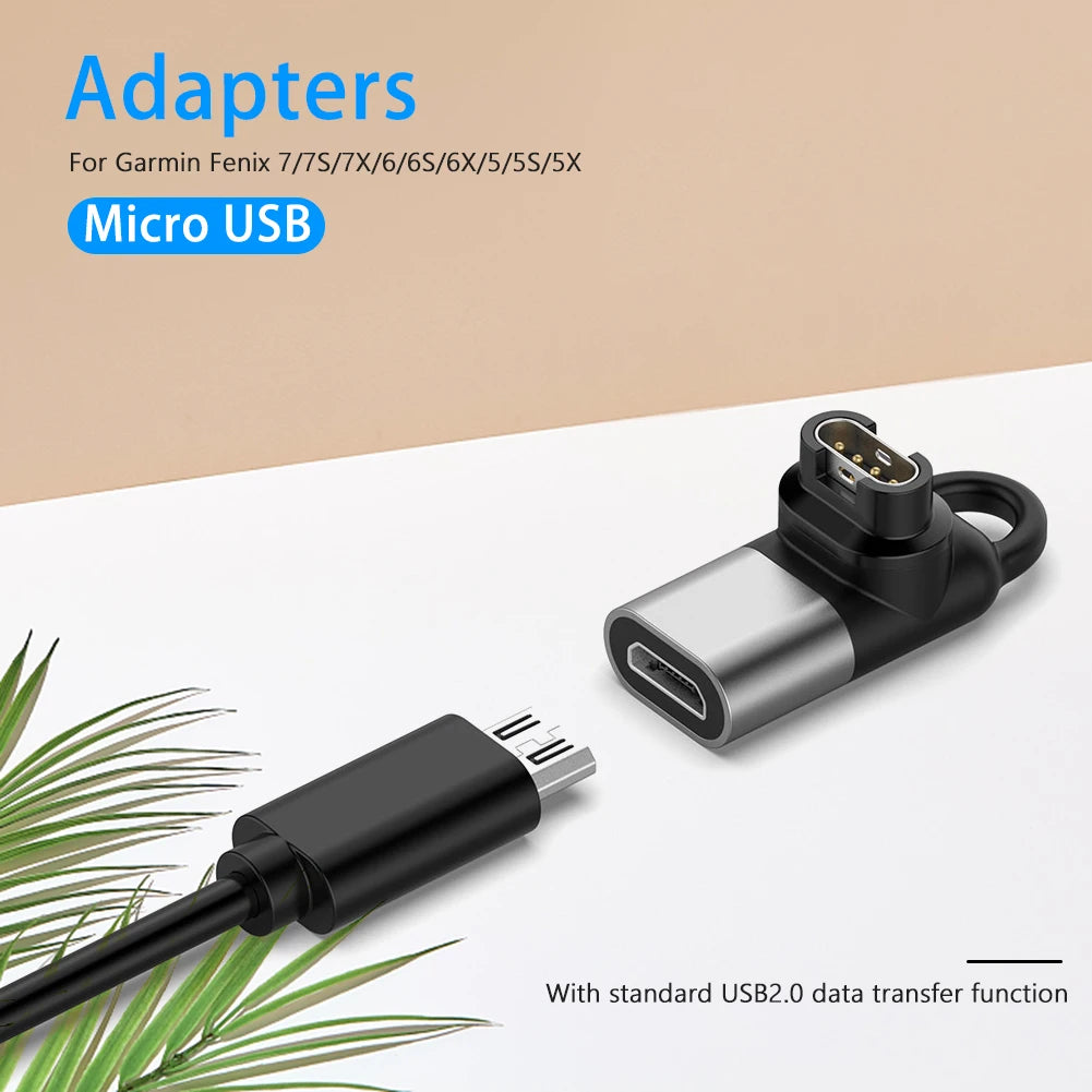 Smart Watch Charging Converter for Garmin Forerunner 945/935/245/245M/45/45S/645/645M Charger Adapter