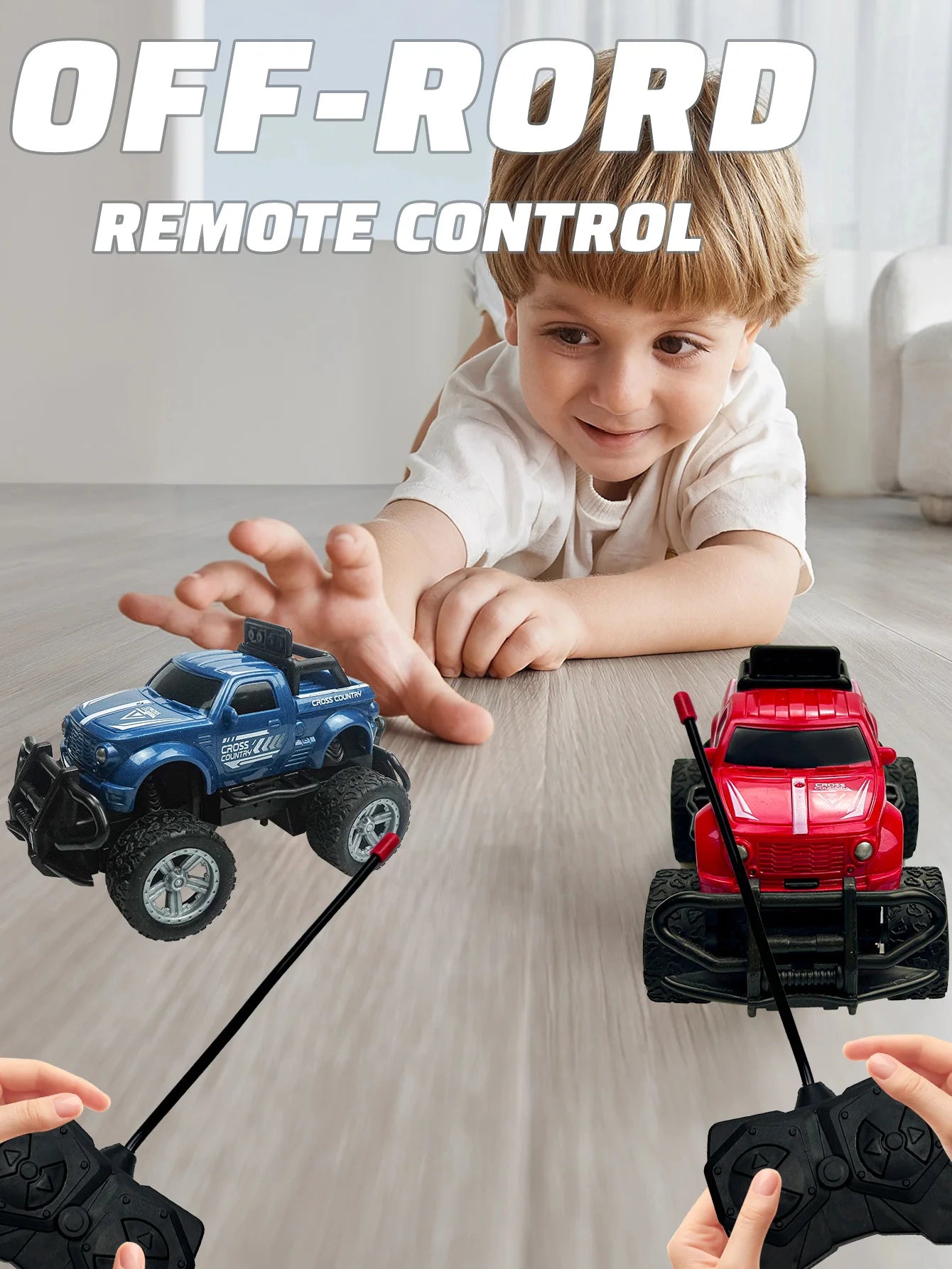 Remote controlled off-road toy car rechargeable four-wheel drive alloy climbing car high-speed remote control car