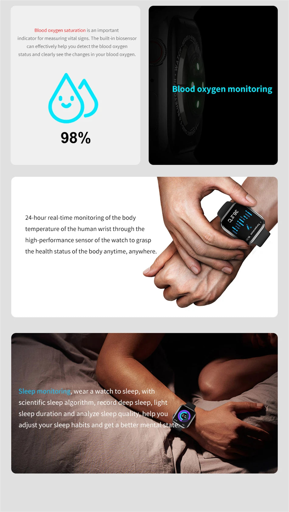 Watch 9 GPS Track Smart Watch Men Woman Heart rate Body temperature Bluetooth Call Waterproof Sports Smart Watch For Android iOS