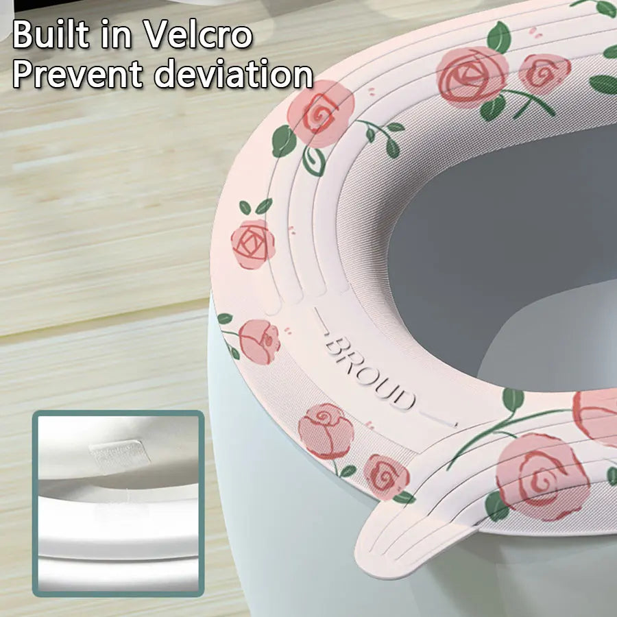 Waterproof toilet seat cushion All year round universal toilet seat ring foam silicone pad Summer Toilet Seat Cover Pads