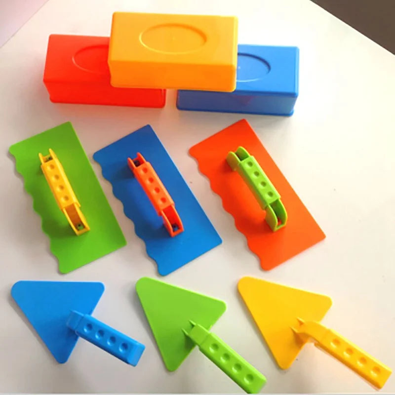 3 PCS Snow Toy Beach Sand Fun Brick Maker Sand Castle Mold For Winter And Summer Build Snow Outddor Children's Birthday Toy Gift