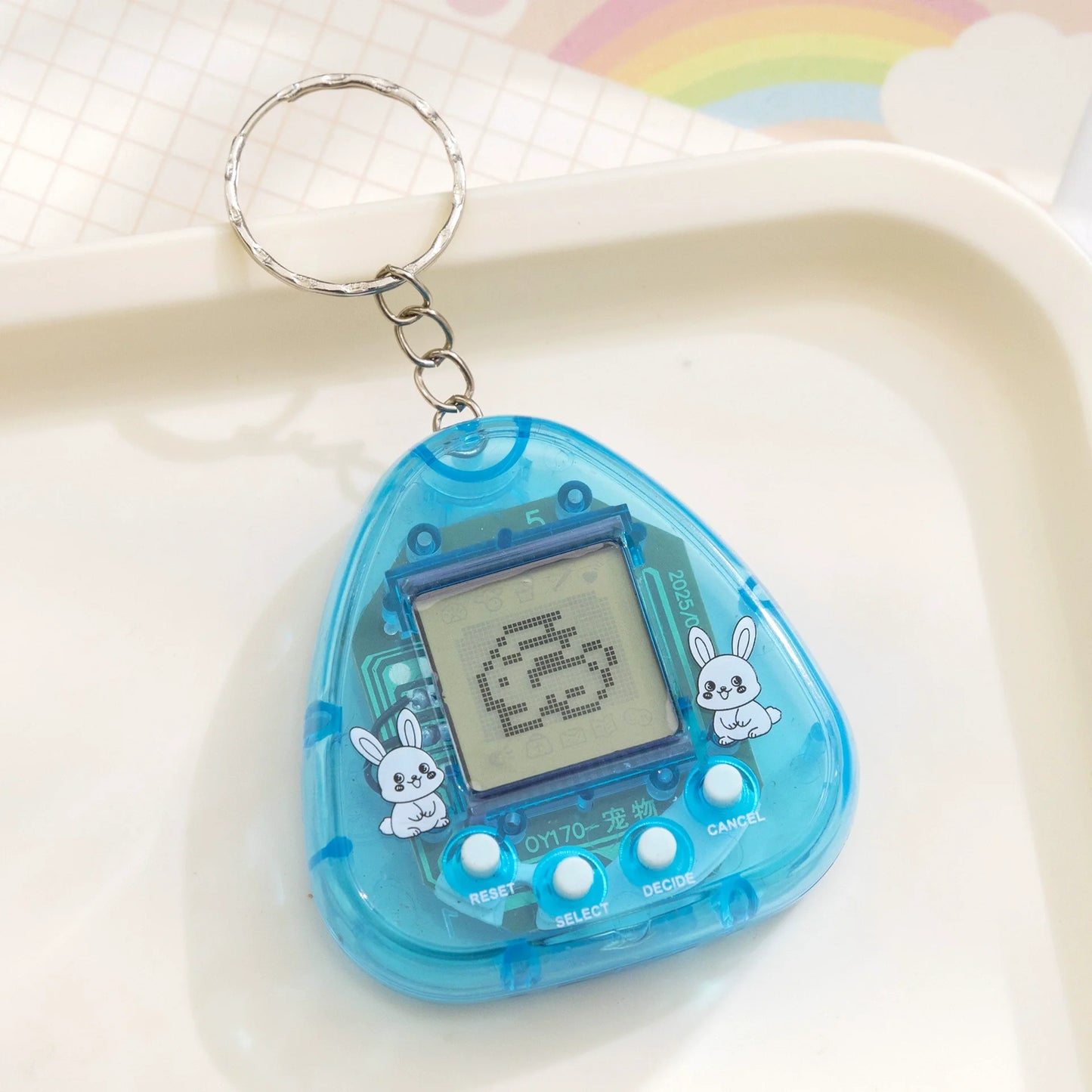 1PC Transparent Electronic Pets Nostalgic 168 Pets In One Virtual Cyber Digital Nostalgic Funny Toys Pixel Funny Play