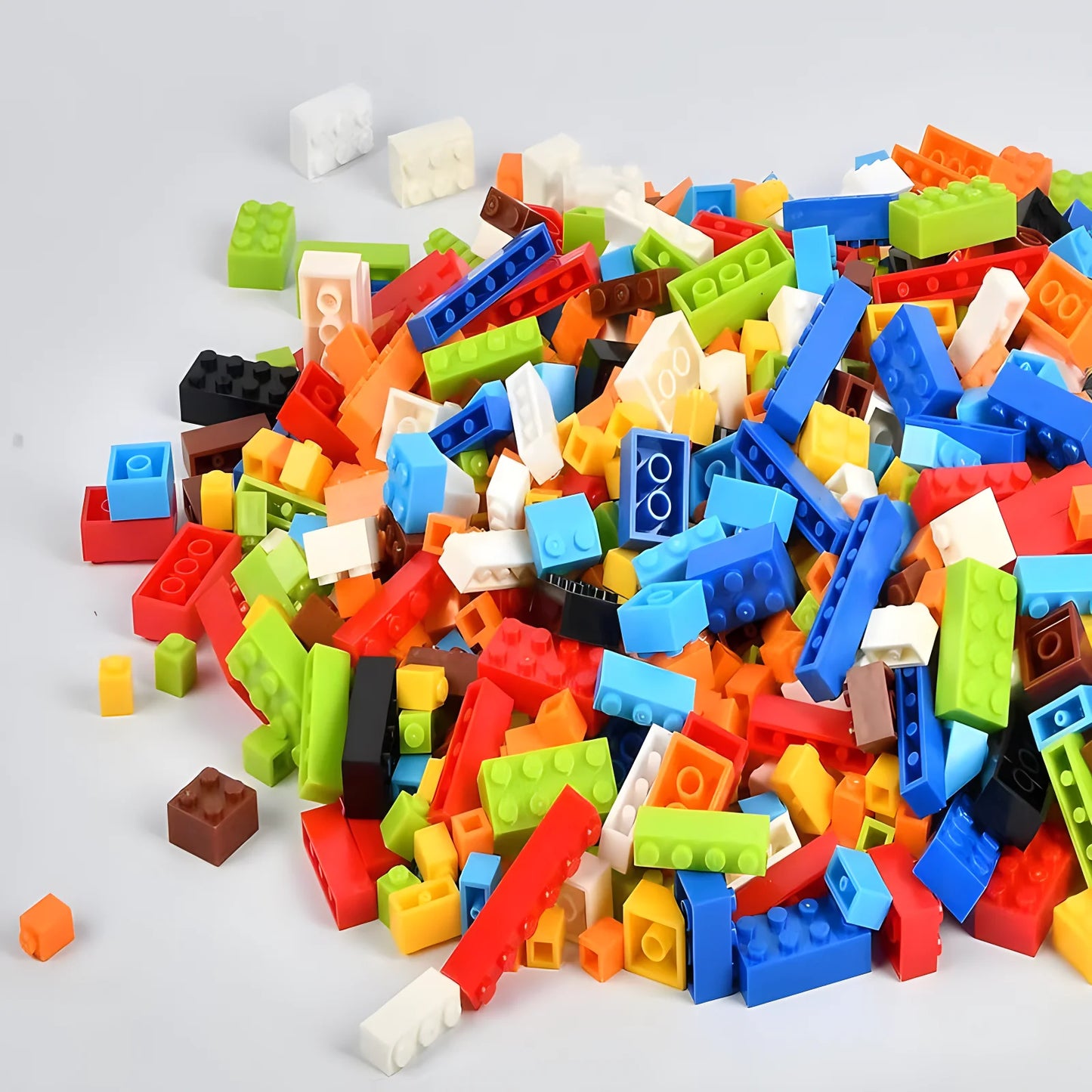 1000 DIY creative building blocks bulk set Urban Classic building blocks Assembled birthday gift children's educational toys