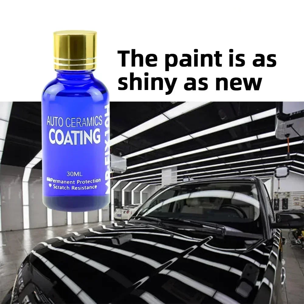 10H Ceramics for Car Polish Liquid Ceramic Coat Hydrophobic Glass Coating Paint Protective Foil Care Anti-scratch Auto Detailing