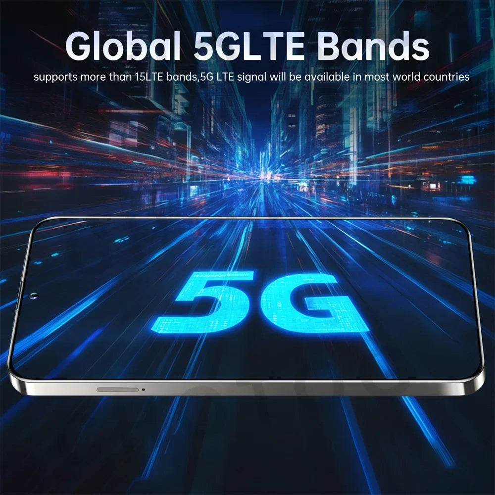 2025 Cellphones S+ 24 Ultra Original 5G Smartphone 7.3HD Dual SIM Cell Phone 7800mAh Android 14 Global Version Mobile Phones