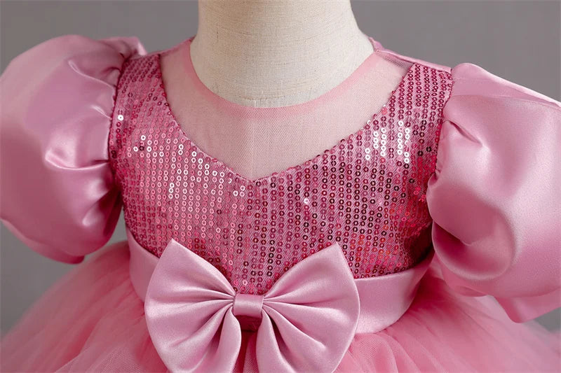 Toddler Baby Baptism Dresses First Birthday Dress For 0-5 Years Baby Girl Clothing Princess Party Dress Christening Gown