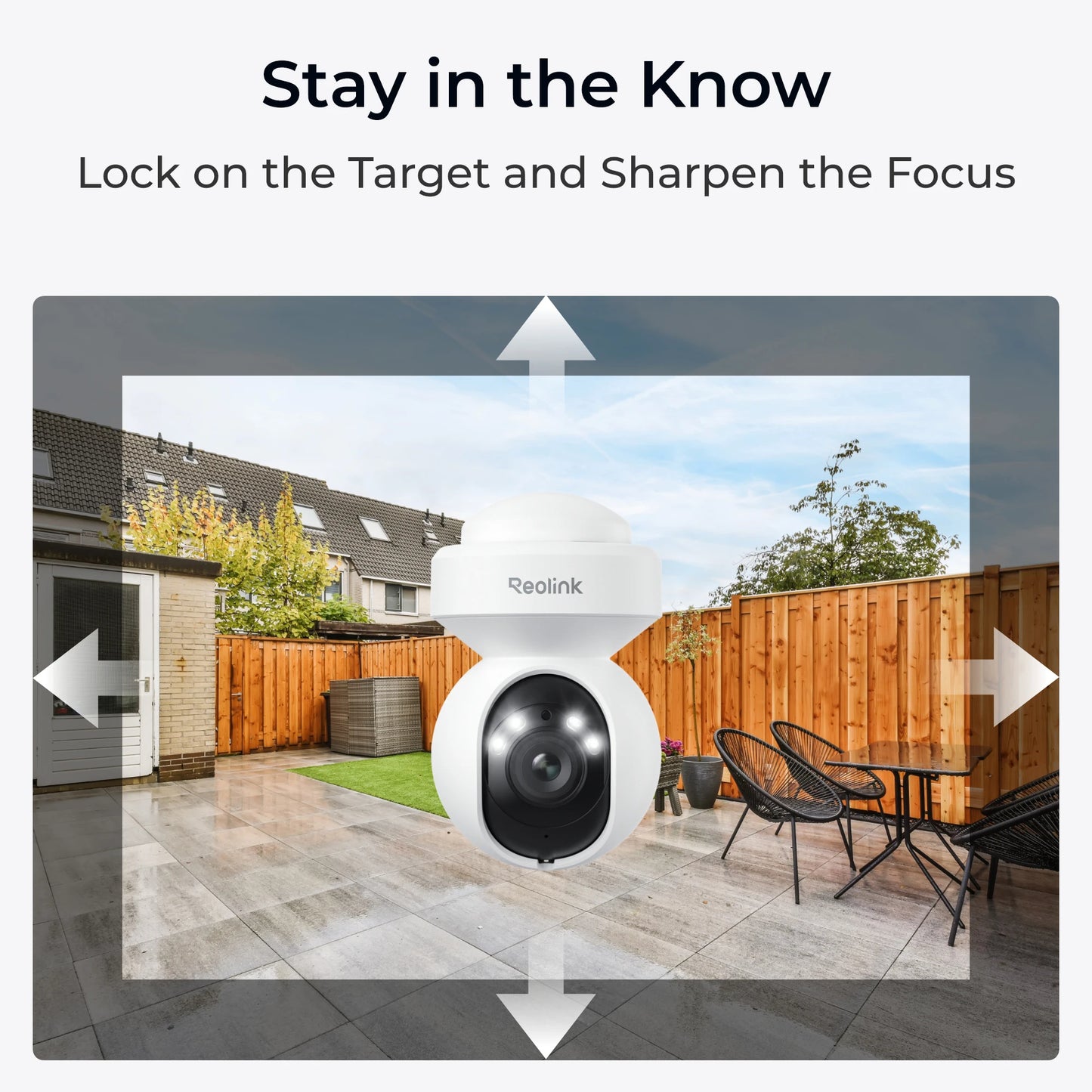 Reolink E1 Series Outdoor 8MP WiFi Camera 4K PTZ PoE Security Cam Smart AI Human Detection Auto Tracking Surveillance Camera