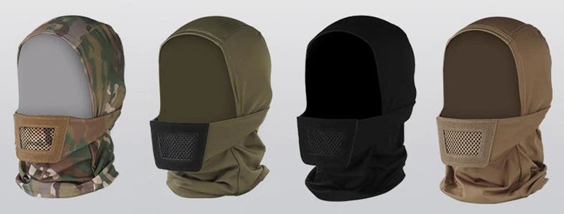 Tactical Knight Mask Outdoor Breathable Elastic Soft Mask Shooting Airsoft Free Ears Face Protective Airsoft Combat Headgear