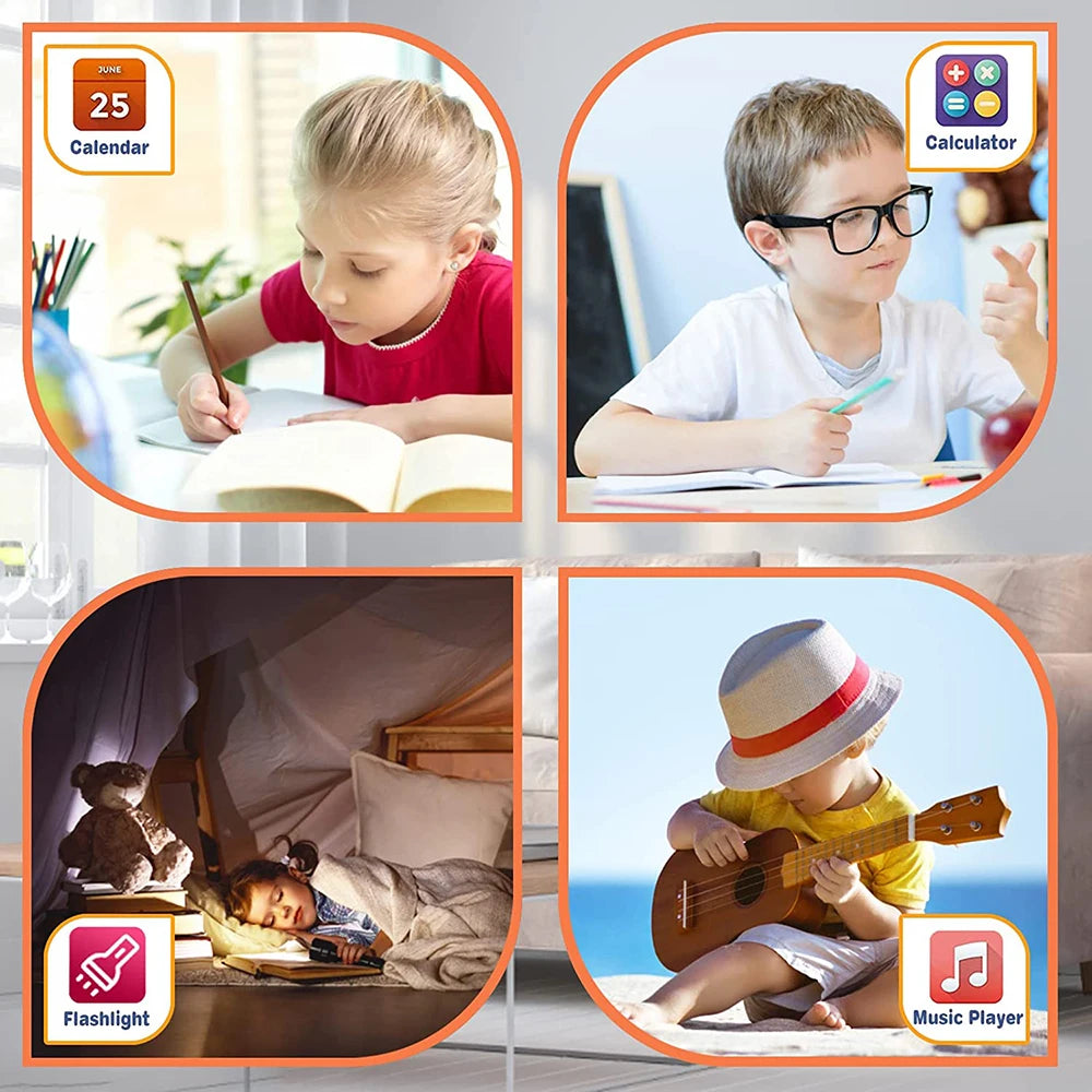 2024 Smart Watch Kids HD Touch Screen 26 Games Smartwatch Video Camera Music Audiostory Learn Card Educational Watch Boy Girl