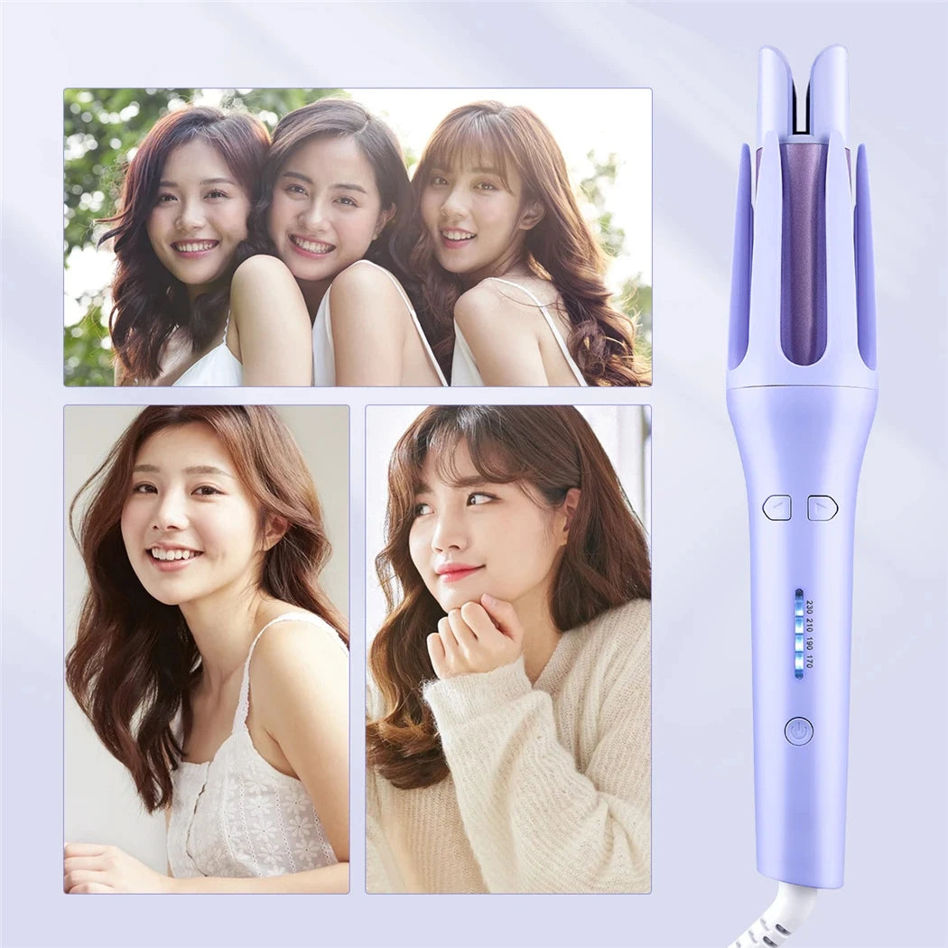 Tinsol 2 in 1 Auto Hair Curling Iron Ceramic Rotating Air Curler Air Spin Wand Styler Curl Machine Magic Hair Curler Automatic