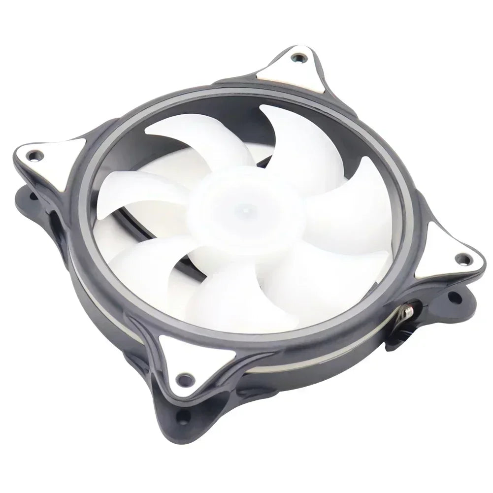 120mm Friador De Ventilador De Computador 6PIN RGB 12 Cm Silencioso Ventilador 5V RGB Velocidade De Ventilador Aura Sync