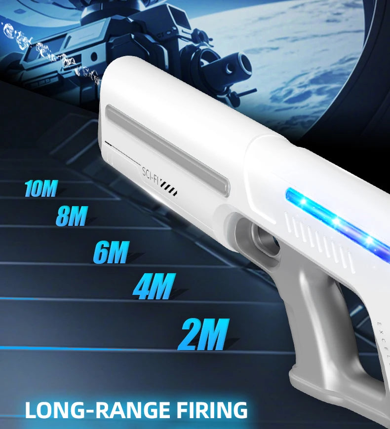 The Bestselling Children's Toy Electric Water Gun Can Spray Water Continuously Automatically Suck Up Water And Has a Long Range