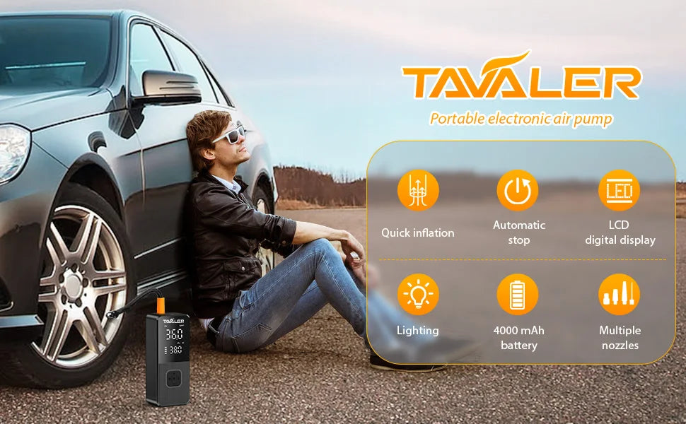 Wireless Air Pump 150psi Portable Electric Tire Inflator For Car Bicycle Motorcycle Air Compressor Injector Bike Accessories