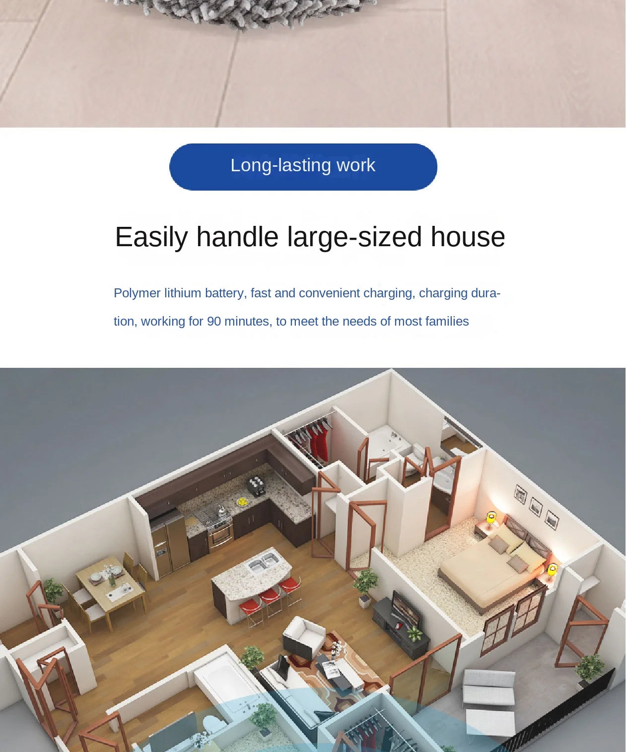 3 in1 Intelligent Robot Dry Wet Sweep Mop Robot Vacuum Cleaner Rechargeable Smart Mopping Robot Spray Cleaner Home Mopping Robot