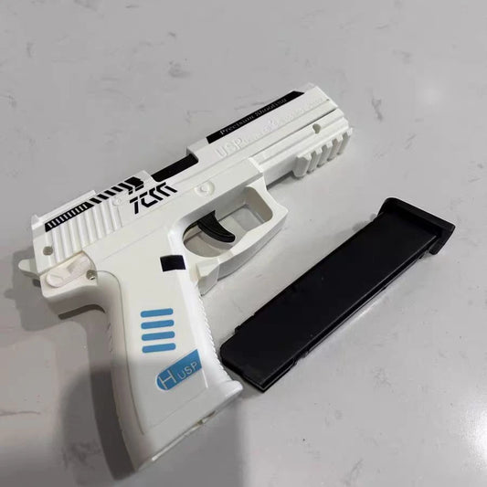 Soft Bullet Toy Gun USP Throwing Shell Airsoft Blaster Outdoor Sports CS Game Weapon Pistol Shooter Weapon for Children Gift