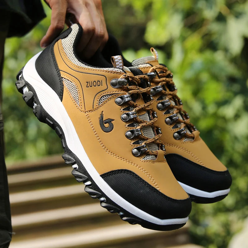 Men Shoes Leather Casual Shoes For Men Sneakers Spring Autumn Winter Shoes For Male Tennis Lightweight Walking Shoes - Belvar