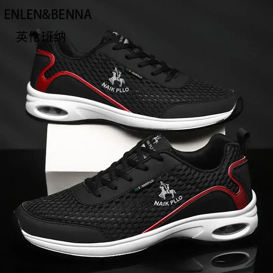 Shoes for Men's Casual Sports Shoes Fashion Breathable Outdoor Running Sneakers Comfortable Summer Walking Shoes Man Footwear - Belvar