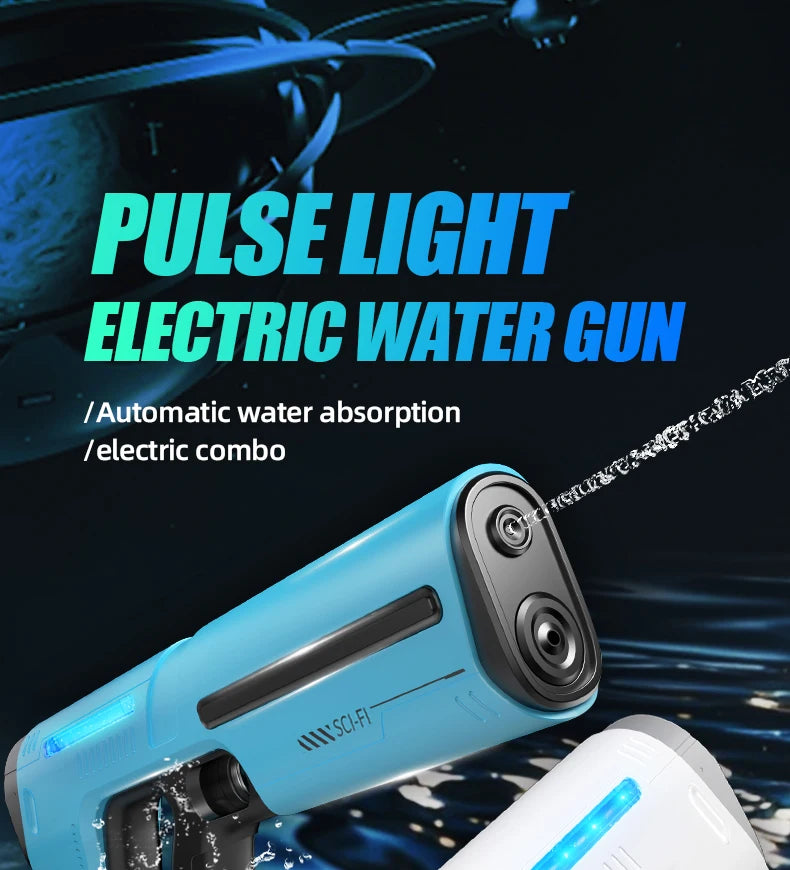 The Bestselling Children's Toy Electric Water Gun Can Spray Water Continuously Automatically Suck Up Water And Has a Long Range